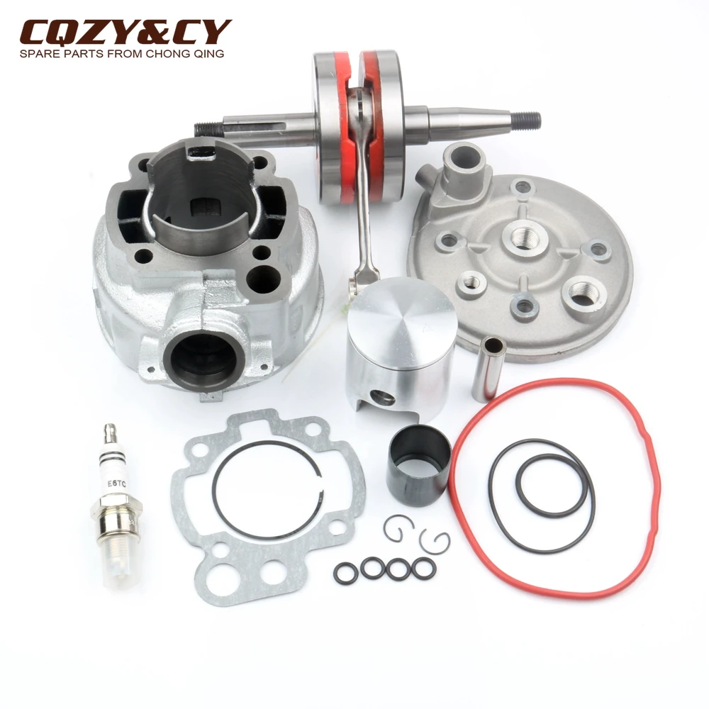 49Mm/12Mm 90cc Grote Boring Cilinder Kit \u0026 Racing Krukas Voor Peugeot Xps  XP6 XR6 AM6 50cc minarelli 2 Takt - AliExpress