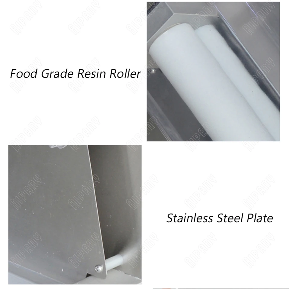 DR3S  pizza dough roller stainless steel electric pizza crust maker single roller dough sheeter presser pressing machine