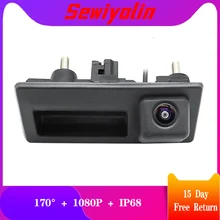 

Car Vehicle Reverse Camera HD AHD 1080P 170 Degree Fisheye Lens Backup Trunk Handle For VW Passat Golf Polo Jetta Audi A4 A6