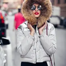 Зимнее пальто на утином пуху 90%, женские короткие толстые теплые прямые парки серого цвета на утином пуху, Модное теплое пальто черного и синего цвета F245