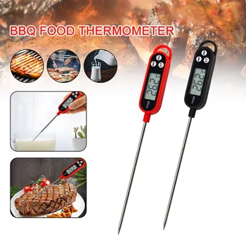 

Digital Meat Thermometer Electronic BBQ Thermometer Cooking Food Thermometer For Water Milk Kitchen Available Instant Read