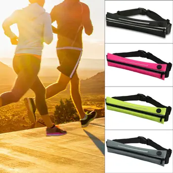 

Single/Dual Pocket Running Belt Phone Waist Bag Sports Fanny Pack Outdoor