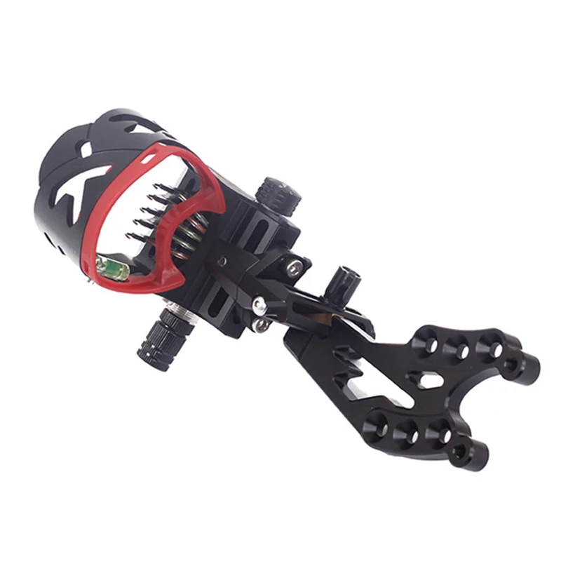 

Fine Workmanship Archery Compound Bow Sight 5 Pin 0.019in Micro Adjustable 2in HD Fiber Guard Upgrade Replacement
