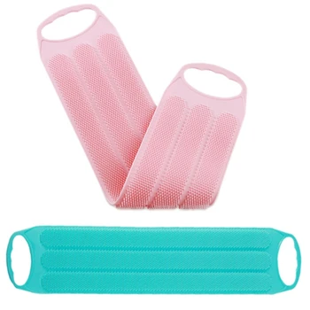 

Silicone Brushes Bath Towels Rubbing Back Skin Clean Peeling Mud Body