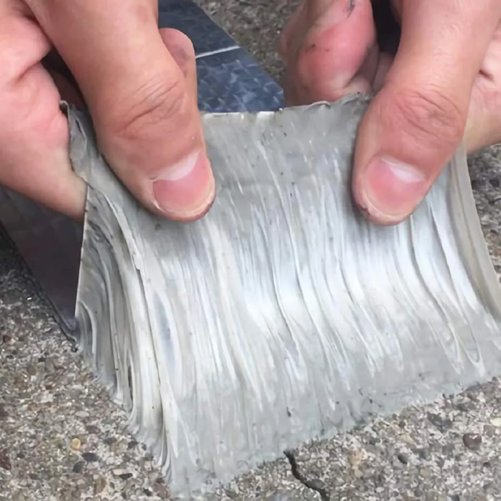 

Aluminum Foil Butyl Rubber Tape Self Adhesive High temperature resistance Waterproof for Roof Pipe Repair Stop Leak Sticker