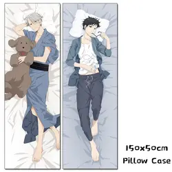 Аниме YURI! На льду пользовательские Dakimakura Katsuki Виктор Никифоров длинная подушка для объятий чехол 150 см Косплэй костюмированная подушка