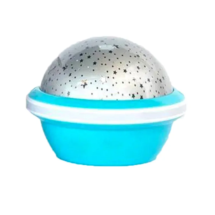 Colorful Led Night Ambient Light Starry Sky Projector Children\'s Bedroom Projection Rotating Stars Moon Romantic Bedside Lamp