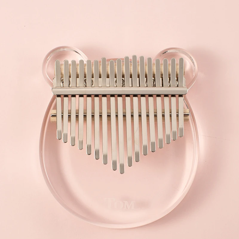 

Transparent Acrylic 17 Keys Kalimba Thumb Piano Home Decoration Accessories Modern Living Room Desk Decoration Christmas Decor