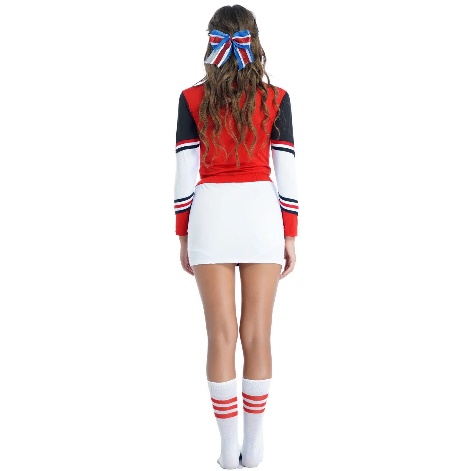 Hot Women Schoolgirl Role Play Costume Cheerleader Cosplay Uniform Sexy