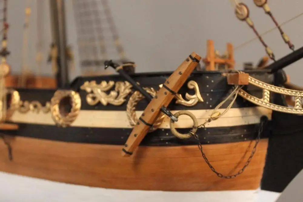 Cherry version ship model Kits scale 1/48 William Royal Yacht wooden model