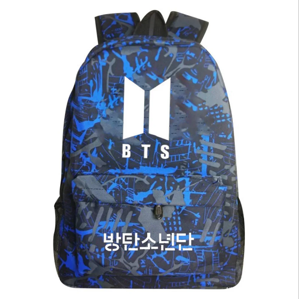 

BTS Explosion-Proof Boys New Style Middle School Students School Bag Korean-style Teenager Backpack Manufacturers Direct Selling