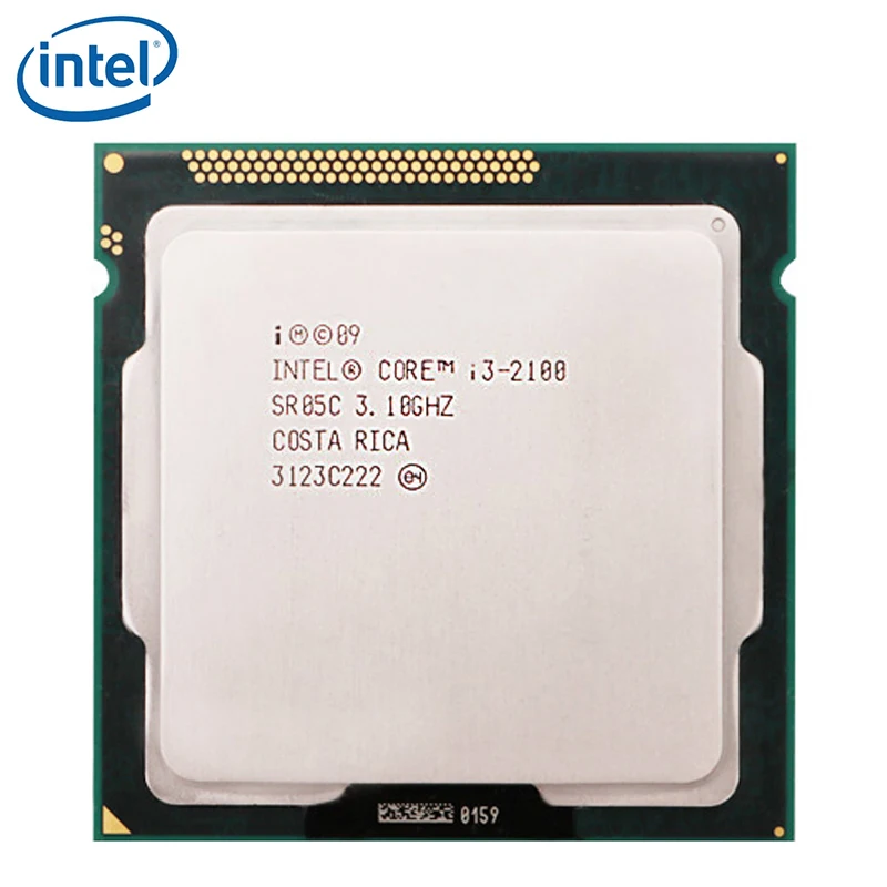 Процессор Intel Core i3 2100 3M Cache 3 1 ГГц LGA 1155 65 Вт настольный процессор 100% рабочий