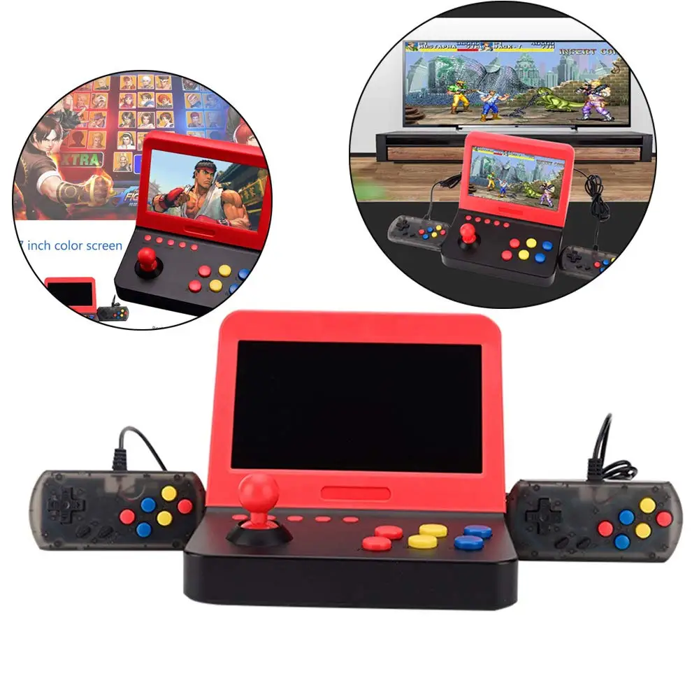 HD 7 дюймов Большой экран мини Портативная аркадная портативная игровая консоль для GBA 3000 аркадная игра в 1 домашняя игровая консоль