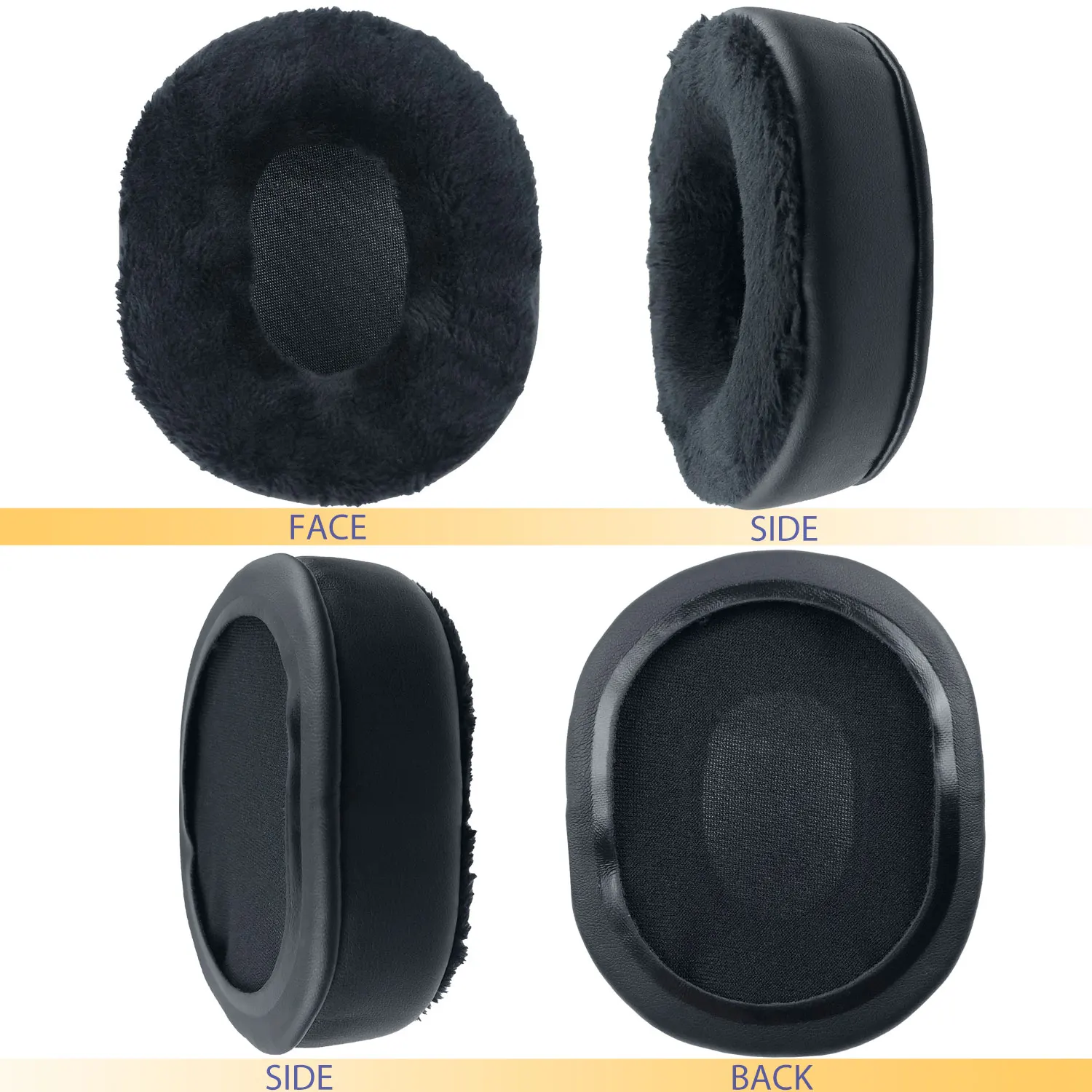 DEERVEER 스컬캔디 베뉴 헤드폰용 교체 이어패드, 두꺼운 메모리 폼 쿠션