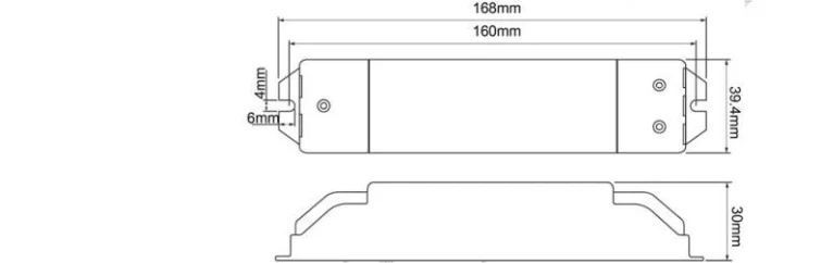 EUC601DC15-48V; 200mA* 1ch 0-10V усилитель аналогового сигнала