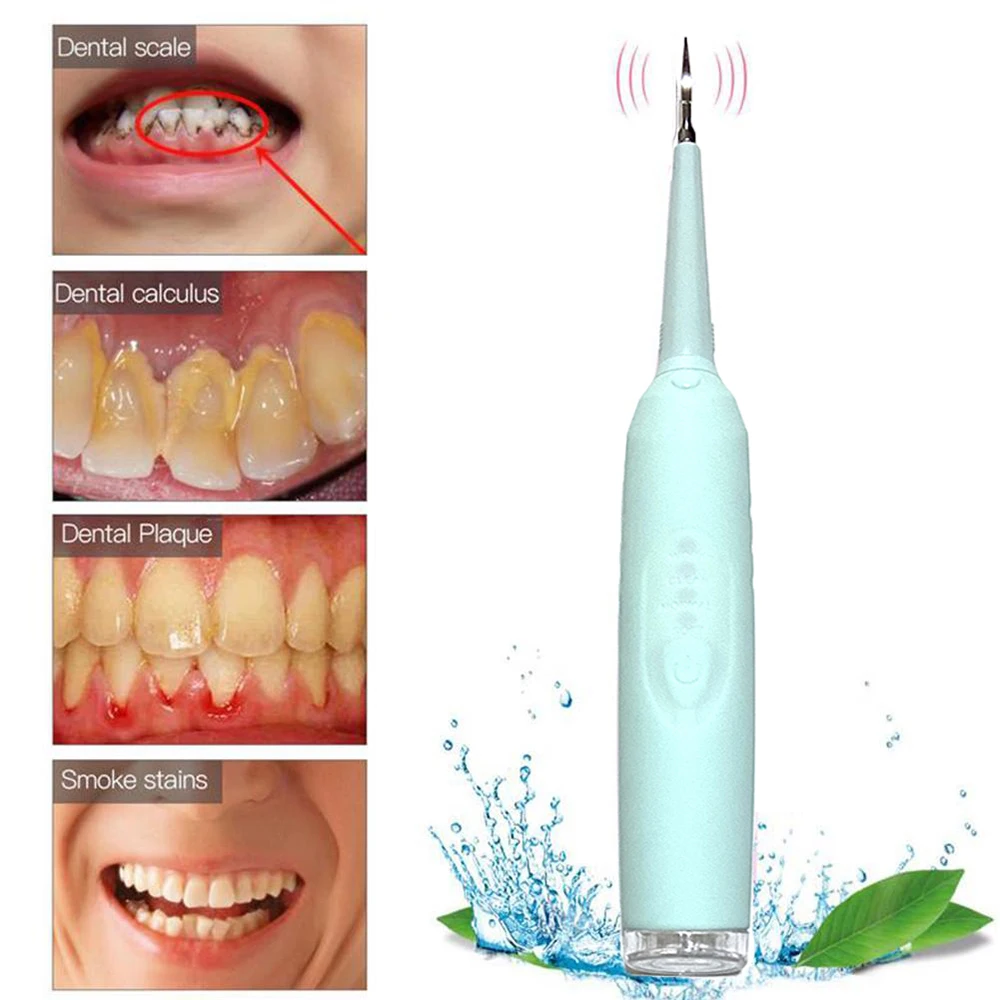 Günstig Zweite Generation Elektrische Ultra sonic sonic Dental Scaler Zahn Zahnstein Entferner Reiniger Zahn Flecken Zahnstein Bleichen Zähne Entfernen