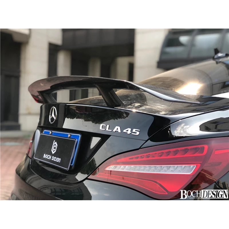 Крышка крыла спойлера GT для Mercedes Benz CLA CLASS W117 CLA45 из углеродного волокна/ФАП задний