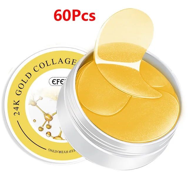 60PCS YM5 60 шт., патчи для глаз против морщин, маска с кристаллом коллагена, маски для глаз под глазами, маска для сна, удаляет темные круги, гидрогелевые патчи - Цвет: 60PCS YM5