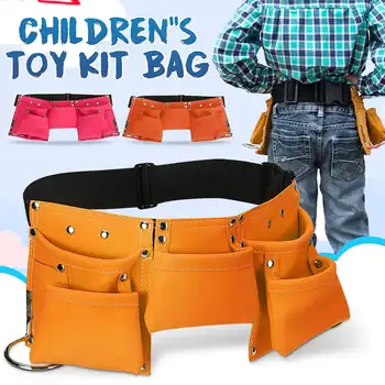 

Kids Superfiber Tool Belt Children Tool Pouch Bag Multi-Bag For Role Play Garden Adventure Tool Bags for Ages 3-12 Years Kids