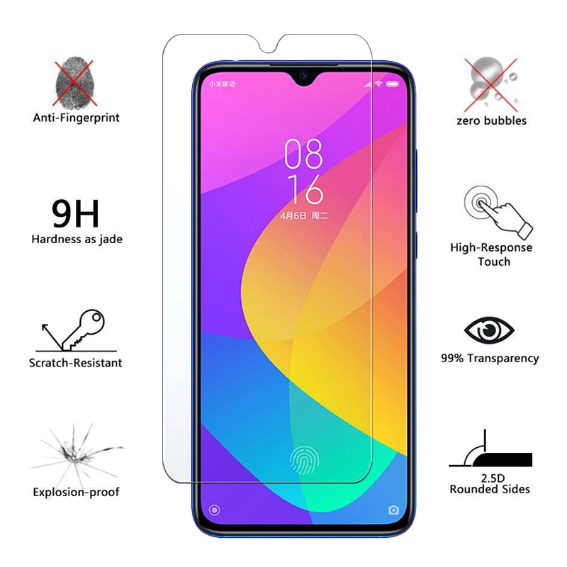 3 шт. Защитное стекло для xiaomi mi a3 cc9e защита экрана ksio mi a 3 3a mi a3 xiaomi a3 закаленное стекло бронированная листовая пленка