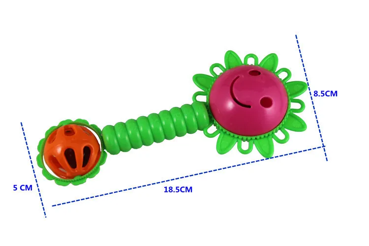 2019 Новый Стиль Младенческая Развивающая погремушка 3288-26 Подсолнечник погремушка развития слуховая игрушка для раннего развития
