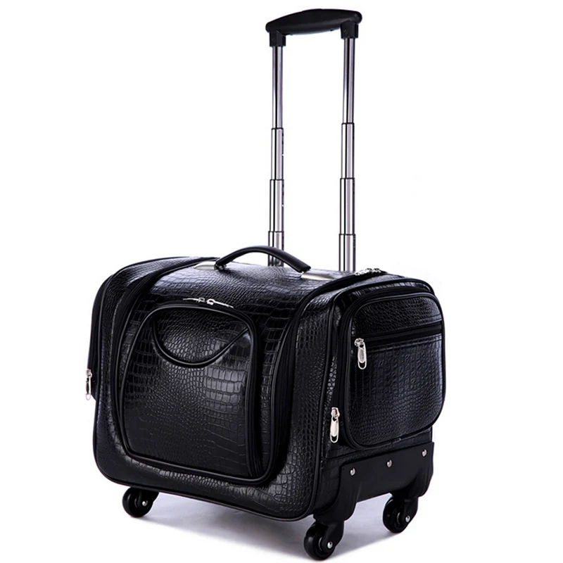 LEINASEN чемодан на колёсиках, женский косметический чехол, многофункциональный чехол на колесиках, сумка для путешествий - Цвет: A