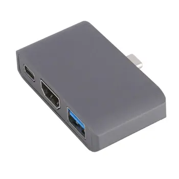 

3 Ports USB C Adapter Hub to HDMI 4K Dex Mode For Samsung S8/9 Nintend Switch