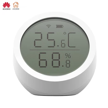 

Temperature And Humidity Senso HUAWEI LCD Screen Digital Thermometer Moisture Meter For Android&IOS