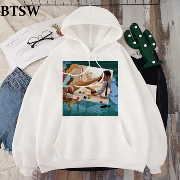 

Autumn Winter Spoof Fun New Snow White Princess Print Short Sleeve Pullover Cartoon Casual Tops Female Hoodies Harajuku Hoodie