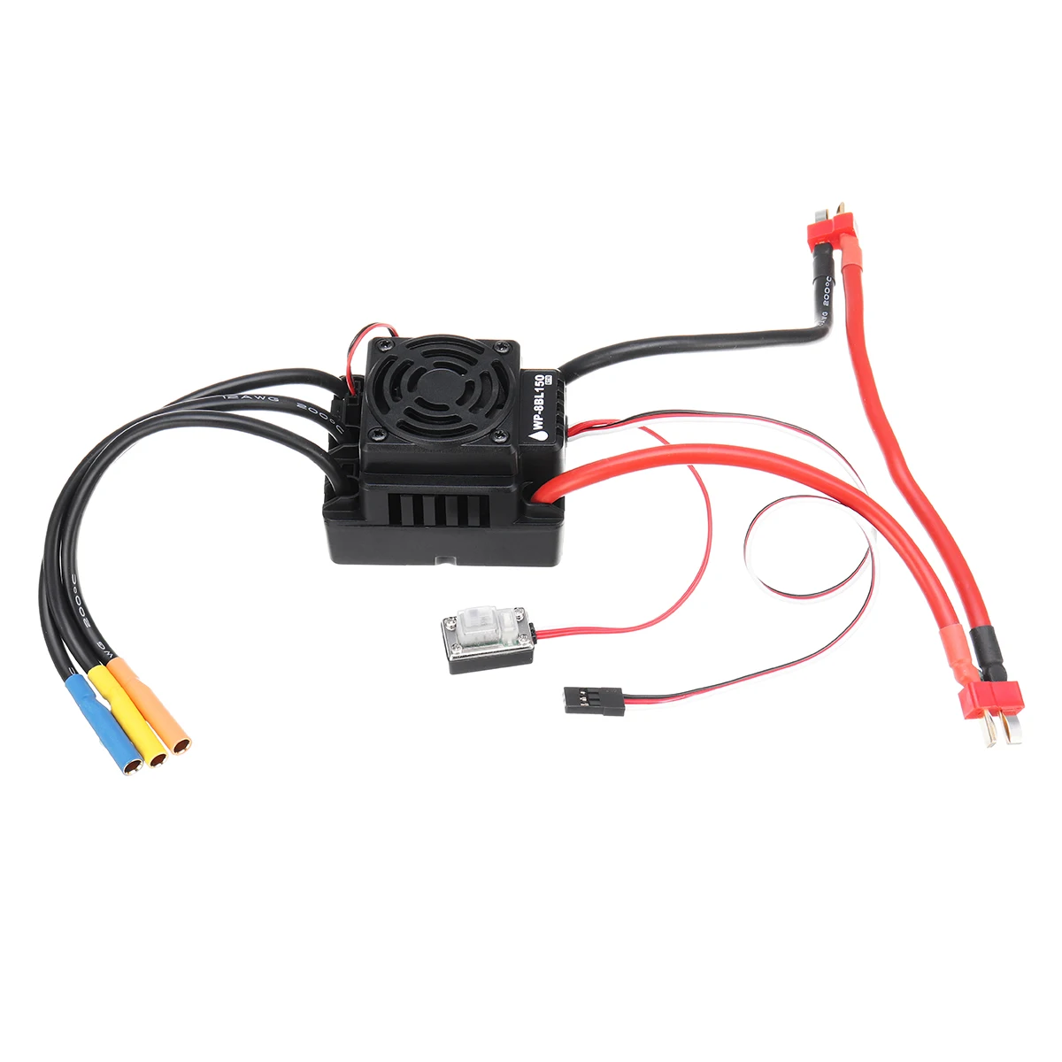 Бессенсорный бесщеточный водонепроницаемый 150A ESC для 1/10 RC автомобиля грузовика