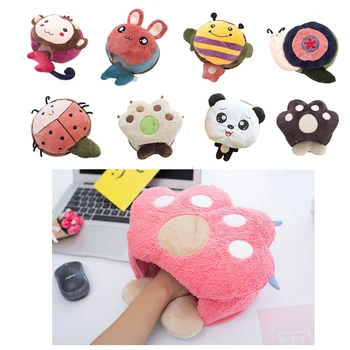 

Newly USB Heated Mouse Pad Mousepad Mat Mause alfombrilla ordenador Hand Warmer with Wristguard Warm Winter Mouse Mat USB Port