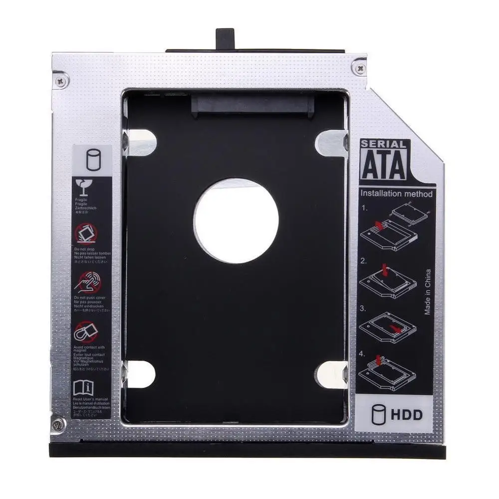 12,7 мм 2nd SATA жесткий диск HDD SSD Caddy адаптер лоток для lenovo IdeaPad G570 G580 G585 G770