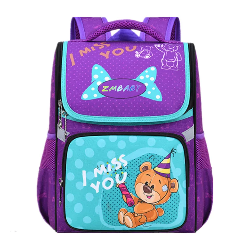 

New Children's Orthopedic School Bag Student Cartoon Kindergarten Backpack Kids Waterproof Large-capacity Primary School Bags