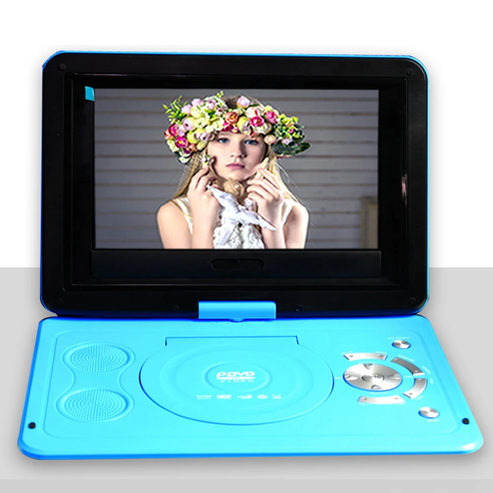 Kaufen LCD TV Spiel Outdoor 13,9 zoll CD Akku Mini Swivel Screen Tragbare Hause Auto HD DVD Player USB