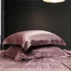 100% Top Grade Mulberry Silk Duvet Cover,Both Sides 25 Momme Nature Silk with Zipper Comfy Soft,1pc Duvet Cover 2pc Pillowcases 4