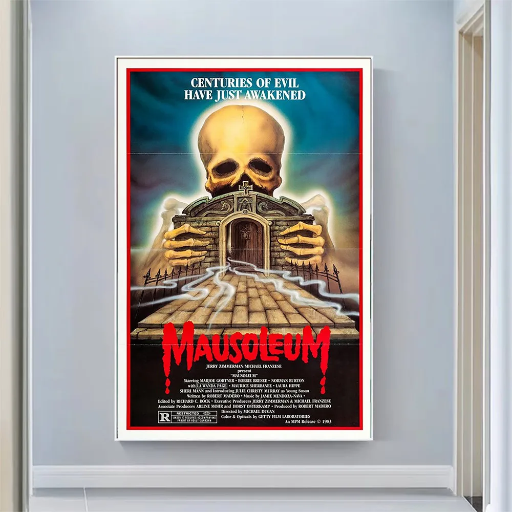 

V2005 Mausoleum Vintage Classic Movie Wall Silk Cloth HD Poster Art Home Decoration Gift