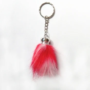 

2020 Small Pompon Key Chain Tassel Key Ring Cute Pendant Bag Charming Car Key Holder Personality Gifts