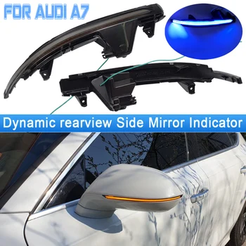 

Flowing Mirror Indicator Blinker Dynamic LED Turn Signal Light For Audi A7 S7 RS7 4G8 2010 2011 2012 2013 2014 2015 2016 2017