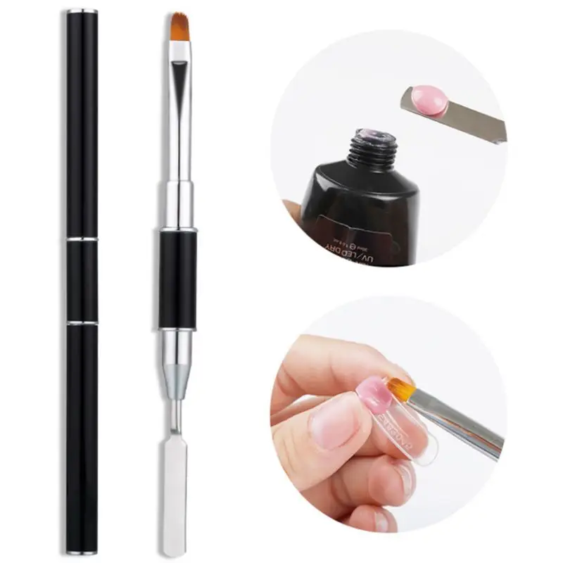 

Double Sided Multifunction Quick Glue Extension Nail Art Pen UV Gel Builder Tool