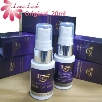 

10bottles IB Black Coat Primer Semi Permanent Mascara Korea Original Professional Eyelash Extensions glue Mist Spray Primer 20ml