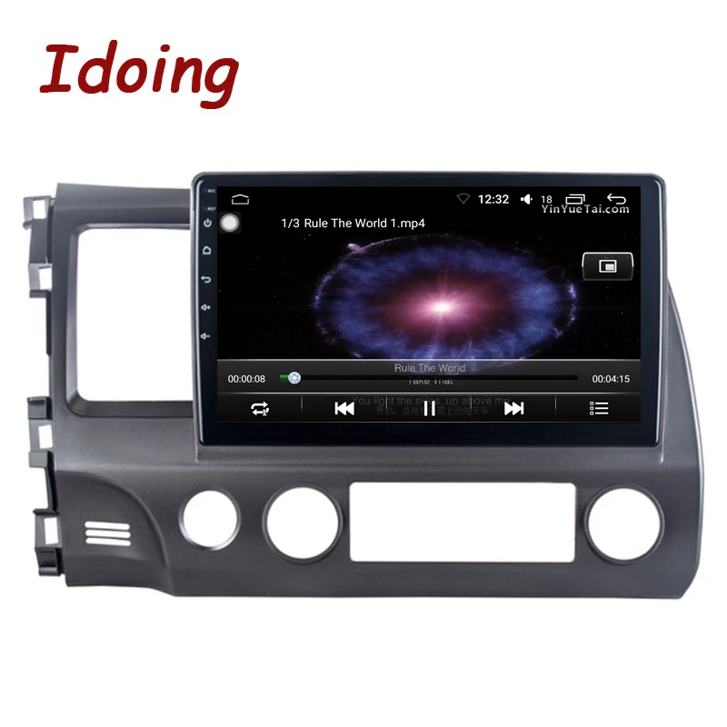 Автомагнитола Idoing 2 din мультимедийный проигрыватель на Android восемь ядер экран 10