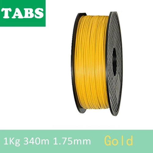 TABS(ABS PRO) GOLD Филаментная пластиковая пла! ABS! HIPS для 3D ручки или 3D принтера/ пластик YOUSU/много цветов 1,75 мм 170m340 м/из России - Цвет: TABS(ABS PRO) GOLD