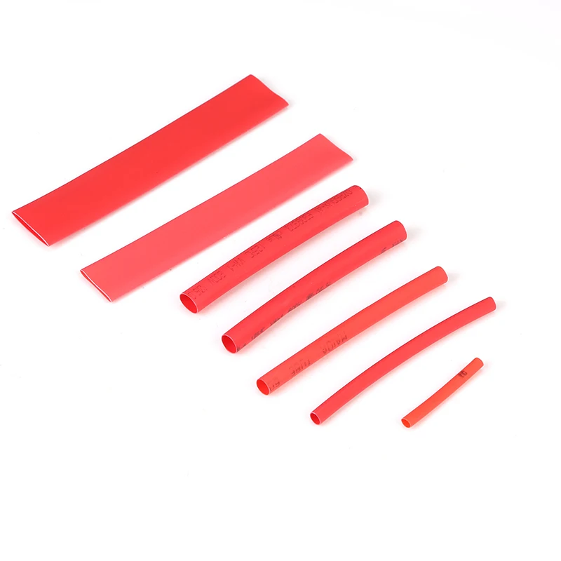 140PCS High quality Assorted Polyolefin Heat Shrink Tubing Tube Cable Sleeves Wrap Wire Set 7 Size Multicolor