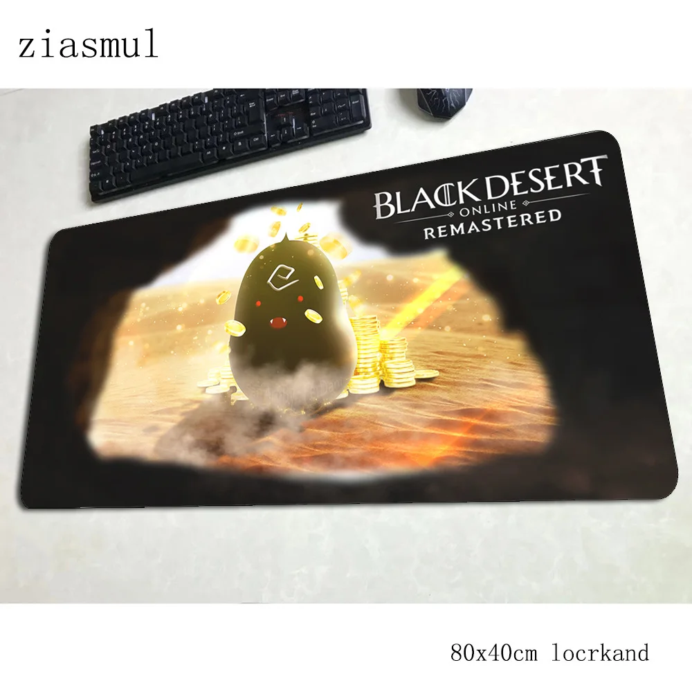 Черный пустыни коврик для мыши 80x40 см игровой коврик для мыши с изображением аниме большой офисный ноутбук с алюминиевым корпусом стол коврик Лидер продаж padmouse игры pc gamer коврики