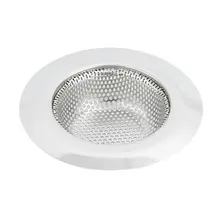 Stainless Steel Perforated Wide-sided Floor Drain Straw Hat-shaped Floor Drain Kitchen And Bathroom Round Filter Mesh Sink