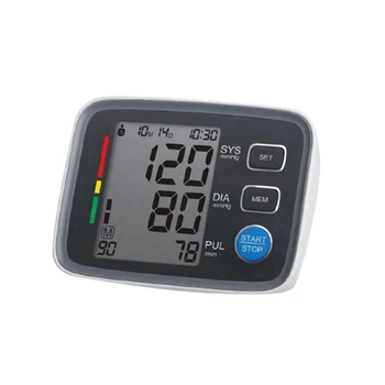 

Accurate Automatic Upper Arm Blood Pressure Monitor Digital BP Machine Pulse Rate Monitoring Meter,FDA Approved (Classical Black