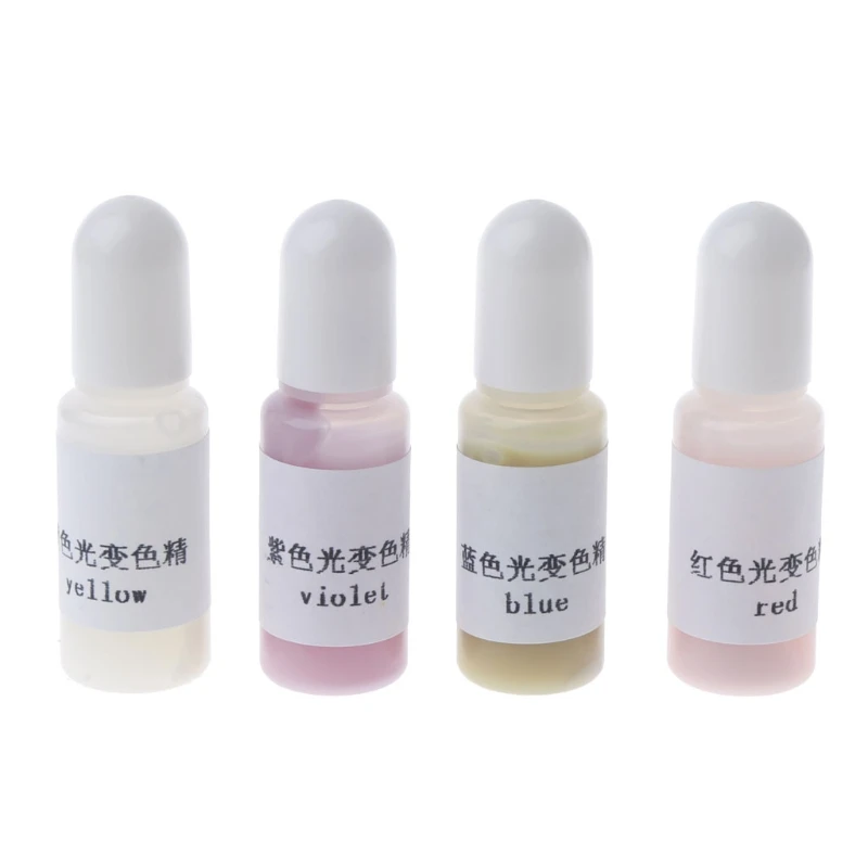 

Sun Activated Photochromic Liquid Epoxy Resin Pigment Color Change Resin Colorant Color Shift UV Pigment Jewelry Making