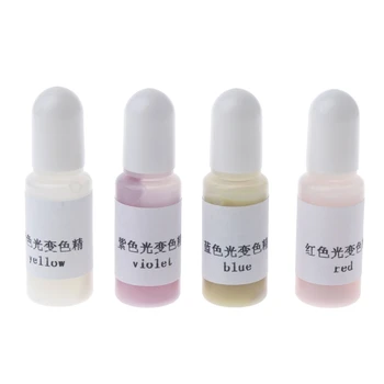 

Sun Activated Photochromic Liquid Epoxy Resin Pigment Color Change Resin Colorant Color Shift UV Pigment Jewelry Making