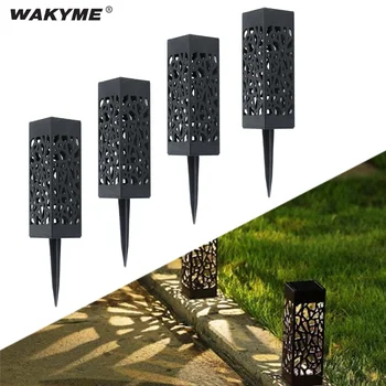 

WAKYME Solar Light Garden Decoration Hollow Out Lawn Lamp Outdoor Solar Powered Landscape Light Pathway Courtyard Spike Light
