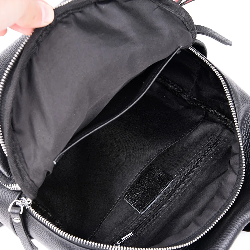 

2019 New Style Leather Backpack Trend Embossed Leather Classic WOMEN'S Backpack First Layer WOMEN'S Cow Leather Bag Backpack